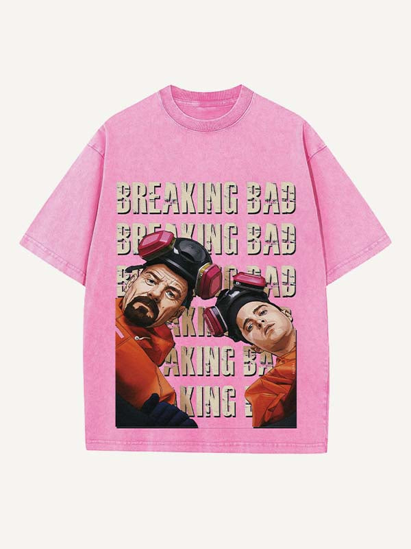Breaking Bad Print Round Neck T-shirt