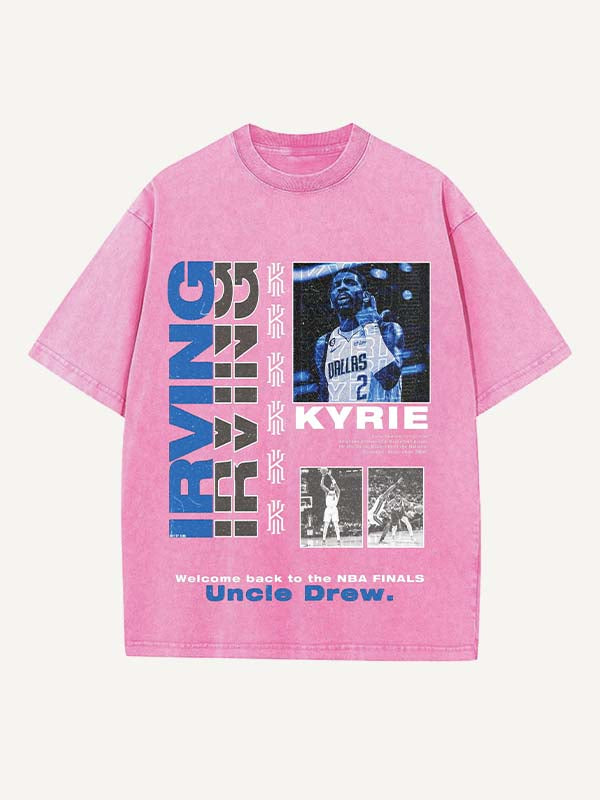 Kyrie Irving Print Round Neck T-shirt