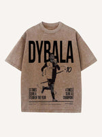 Paulo Dybala Print Round Neck T-shirt