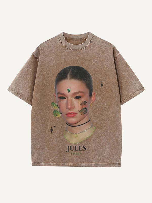 Euphoria Print Round Neck T-shirt