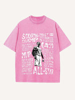 Russell Westbrook Print Round Neck T-shirt