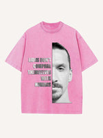 Zlatan Ibrahimović Print Round Neck T-shirt