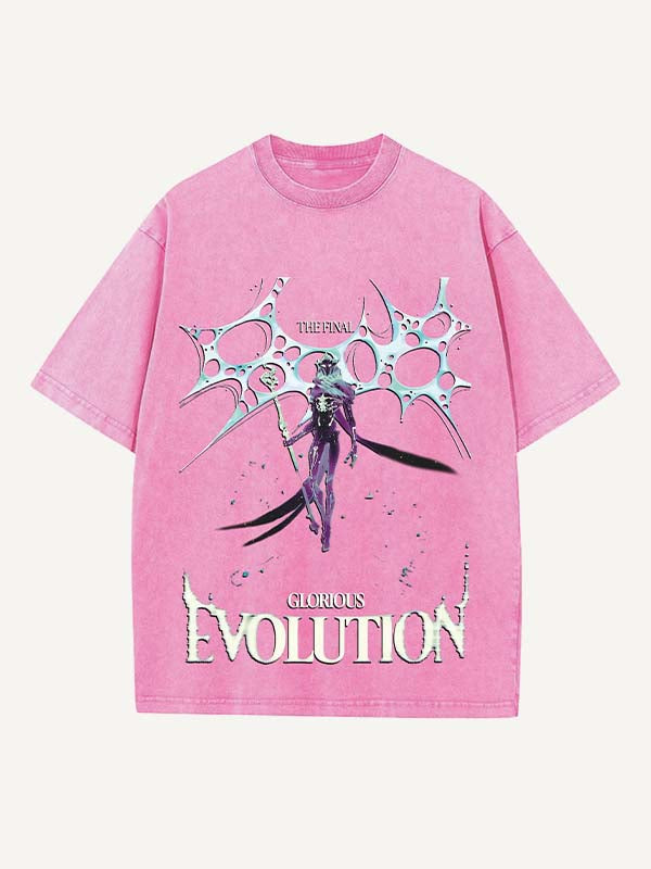 Arcane Print Round Neck T-shirt