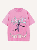 Arcane Print Round Neck T-shirt
