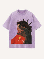 Carlos Sainz Print Round Neck T-shirt