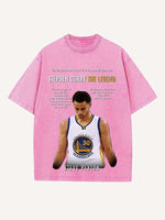 Stephen Curry Print Round Neck T-shirt