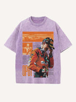 Oscar Piastri Print Round Neck T-shirt