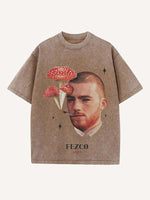 Euphoria Print Round Neck T-shirt