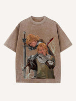 A Knight of the Seven Kingdoms Print Round Neck T-shirt