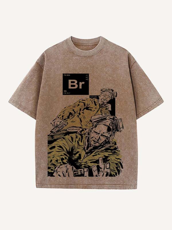 Breaking Bad Print Round Neck T-shirt