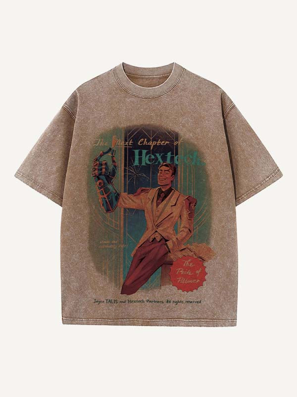 Arcane Print Round Neck T-shirt
