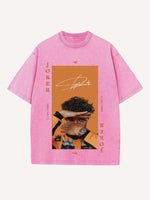 Lando Norris Print Round Neck T-shirt