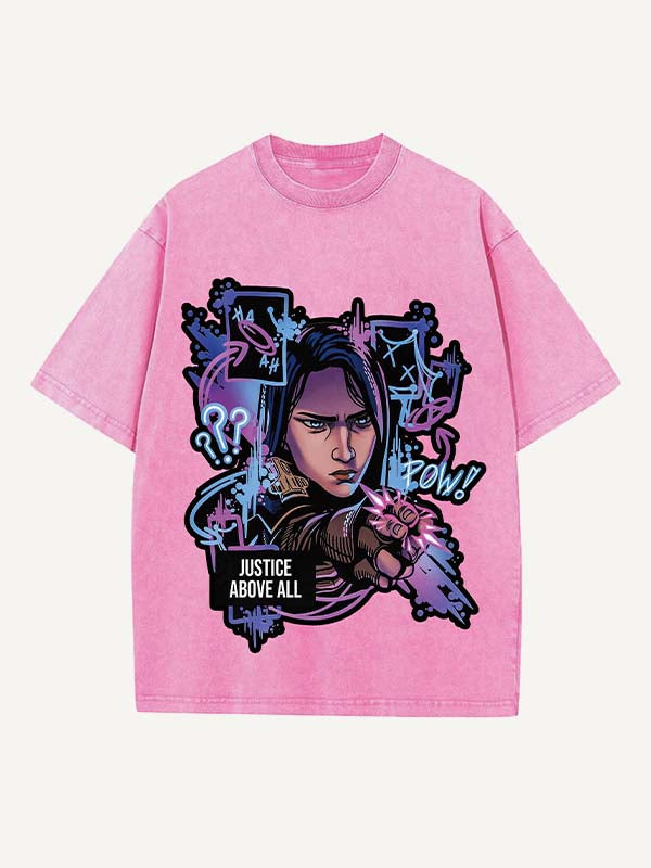 Arcane Print Round Neck T-shirt