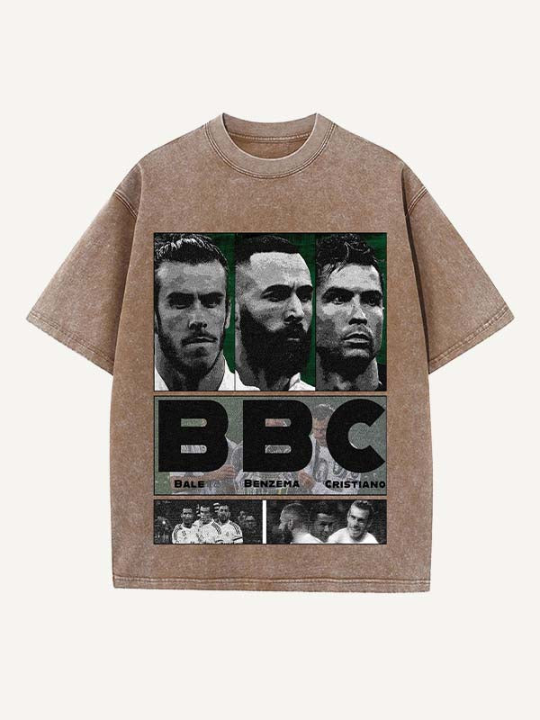 Gareth Bale Print Round Neck T-shirt