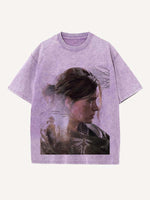 The Last of Us Print Round Neck T-shirt