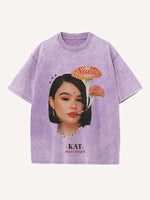 Euphoria Print Round Neck T-shirt