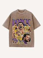 Luka Dončić Print Round Neck T-shirt