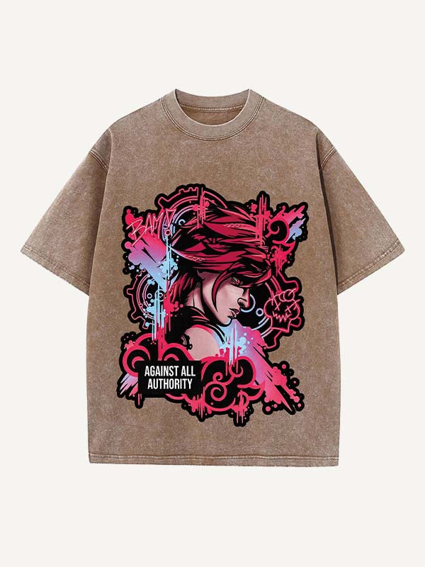 Arcane Print Round Neck T-shirt