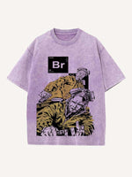 Breaking Bad Print Round Neck T-shirt