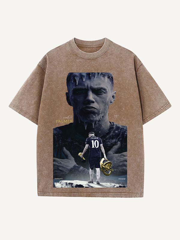 Cole Palmer Print Round Neck T-shirt