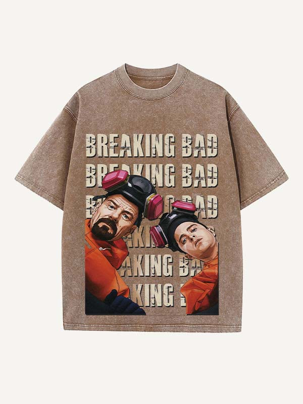 Breaking Bad Print Round Neck T-shirt
