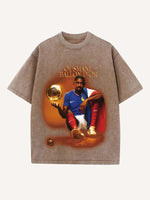 Ousmane Dembélé Print Round Neck T-shirt