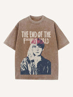 The End of the Fxxxing World Print Round Neck T-shirt