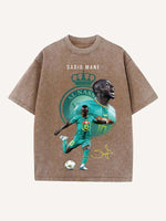 Sadio Mané Print Round Neck T-shirt