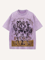 Real Madrid Print Round Neck T-shirt