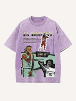 Ja Morant Print Round Neck T-shirt