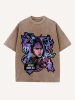 Arcane Print Round Neck T-shirt