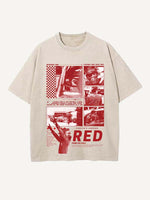 Carlos Sainz Print Round Neck T-shirt