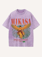 Attack on Titan Print Round Neck T-shirt