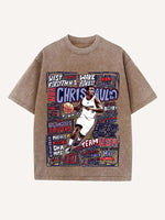 Chris Paul Print Round Neck T-shirt