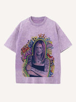 Friends Print Round Neck T-shirt