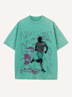 Paul Pogba Print Round Neck T-shirt