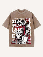 Zlatan Ibrahimović Print Round Neck T-shirt