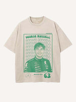 George Russell Print Round Neck T-shirt