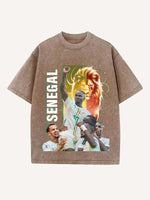 Sadio Mané Print Round Neck T-shirt