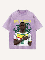 Sadio Mané Print Round Neck T-shirt