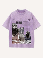 James Harden Print Round Neck T-shirt