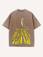 Victor Wembanyama Print Round Neck T-shirt