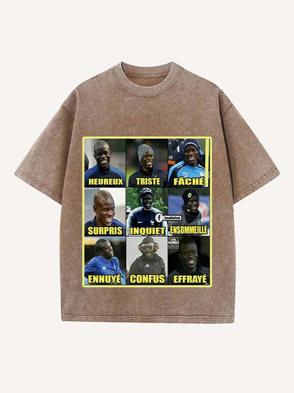 N'Golo Kanté Print Round Neck T-shirt