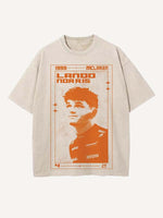 Lando Norris Print Round Neck T-shirt