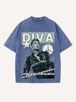 George Russell Print Round Neck T-shirt