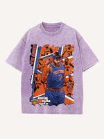 Carmelo Anthony Print Round Neck T-shirt