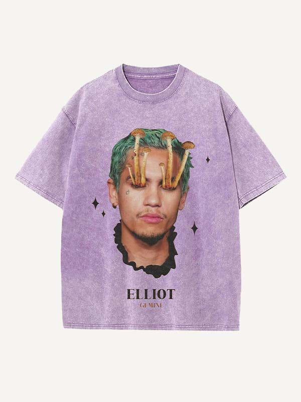 Euphoria Print Round Neck T-shirt