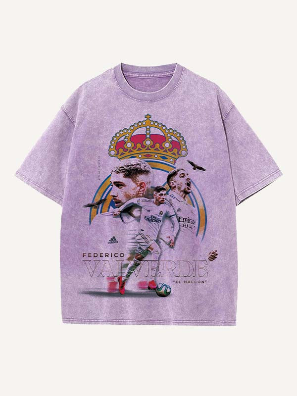 Federico Valverde Print Round Neck T-shirt