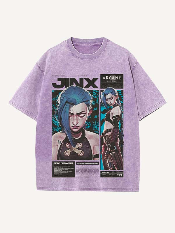 Arcane Print Round Neck T-shirt