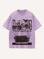 Friends Print Round Neck T-shirt